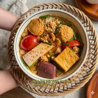 Hình ảnh BÚN RIÊU CUA CHẢ