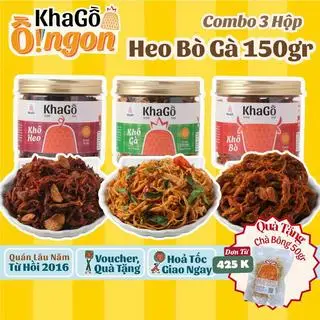 Hình ảnh Combo Heo Bò Gà 150gr (Tuỳ chọn)
