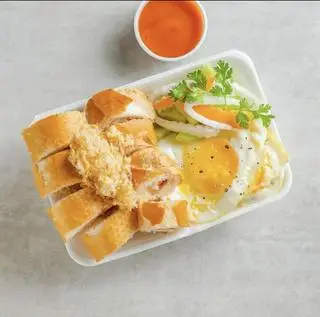 Hình ảnh bánh mì trứng chà bông 