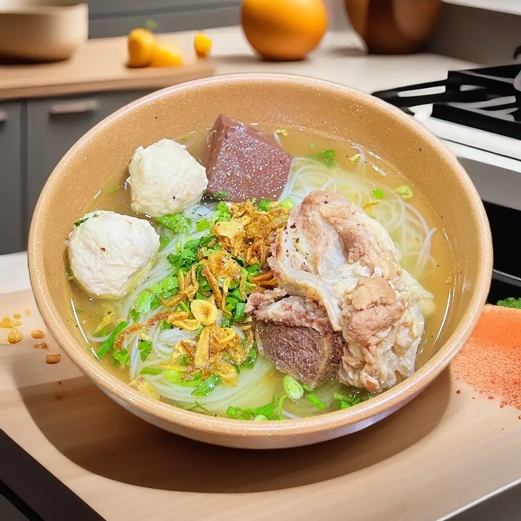 Hình ảnh Hủ Tiếu Nước Mọc Xương