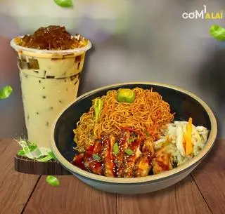 Hình ảnh combo Mì GÀ sốt Teriyaki + Trà Sữa