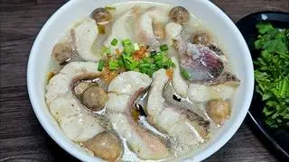 Hình ảnh cháo cá lóc phi lê 