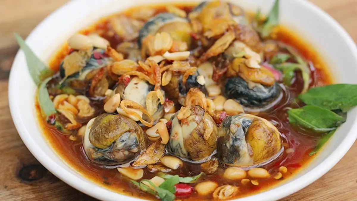 Hình ảnh Cút lộn xào me