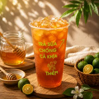 Hình ảnh Hồng Trà Tắc Mật Ong nâu