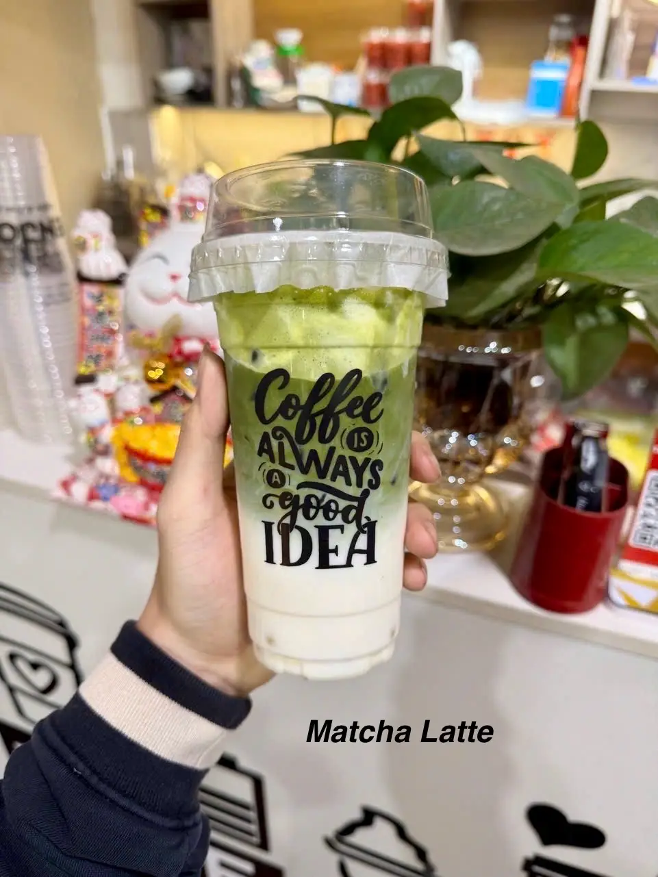 Hình ảnh Matcha latte kem muối - size L