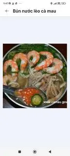 Hình ảnh bún nước lèo cà mau cà mau+ tô đũa muỗn 