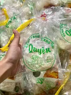 Hình ảnh Bánh tráng muối khô bò