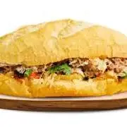 Hình ảnh Bánh mì pate ruốc hành