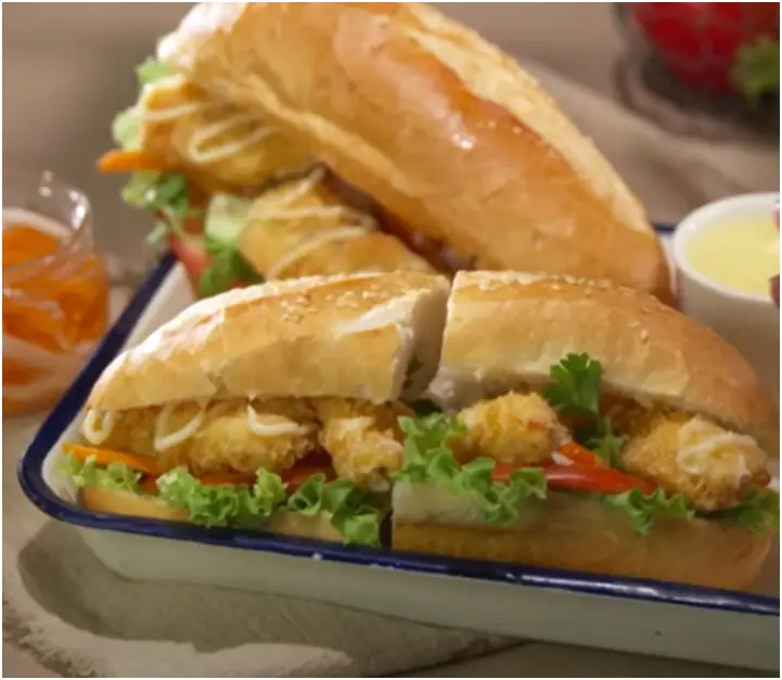 Hình ảnh Bánh mì gà