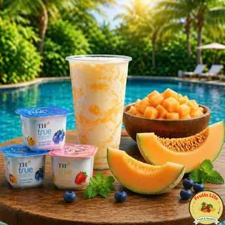 Hình ảnh Sữa Chua Dưa Lưới