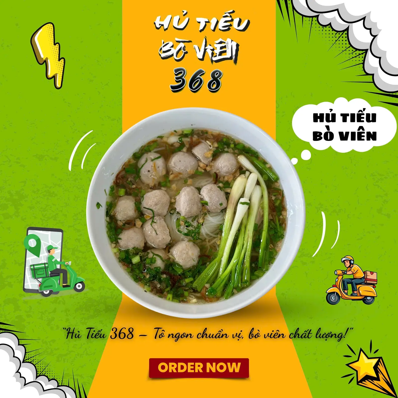 Hình ảnh Hủ tiếu bò viên