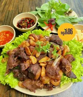 Hình ảnh  Ngan cháy tỏi size lớn 