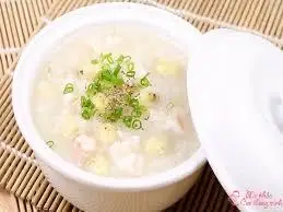 Hình ảnh cháo gà hầm hạt sen