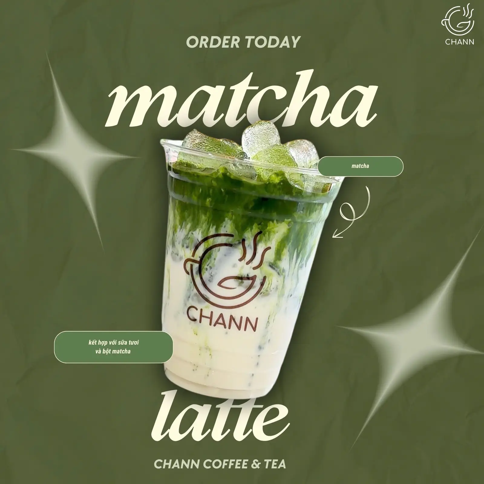 Hình ảnh Matcha latte đá
