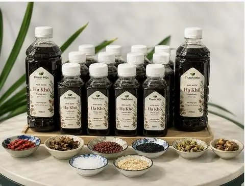 Hình ảnh 5 chai Hạ Khô ko khô chỉ có thảo - 330ml - Lạnh ko đá