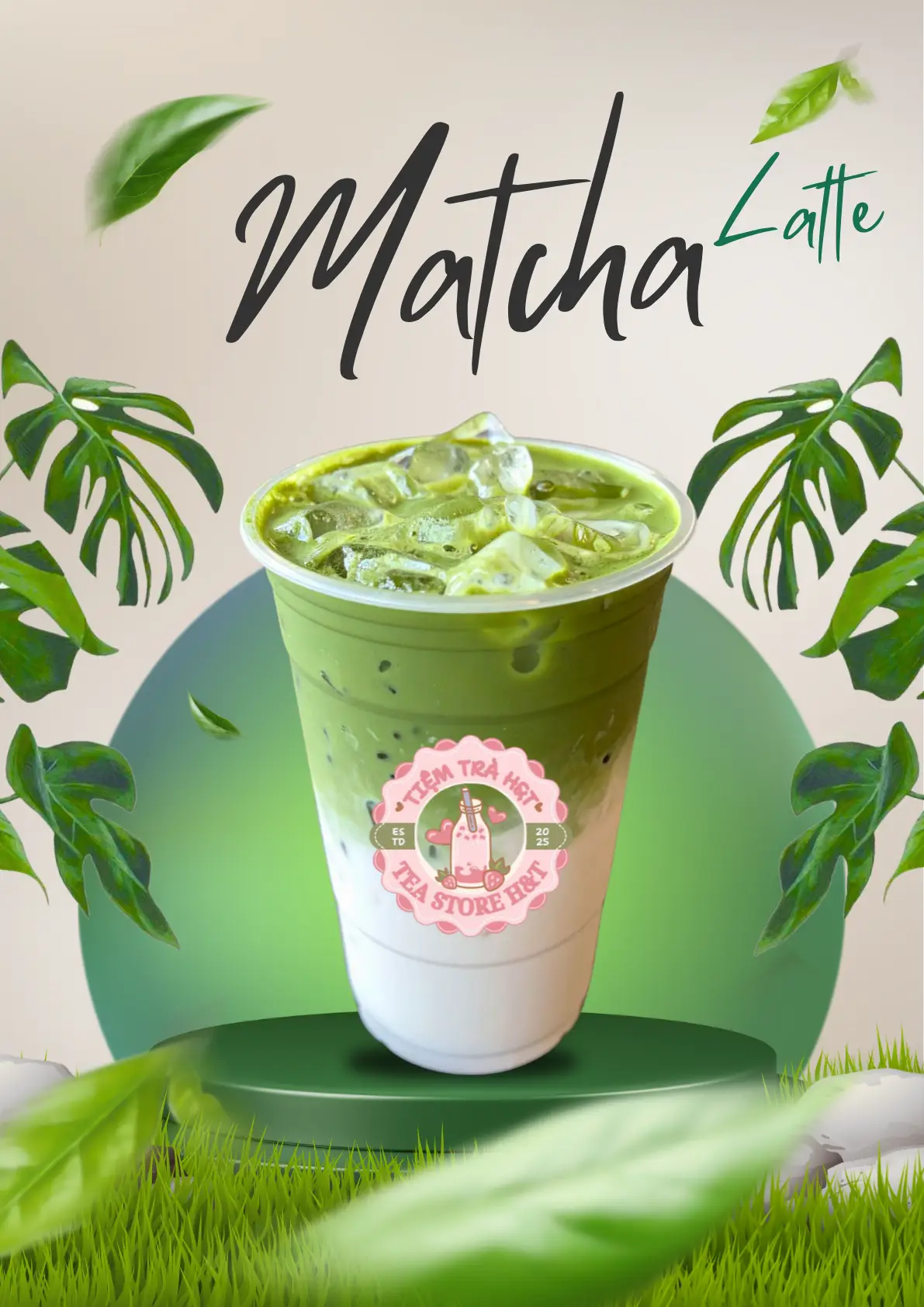 Hình ảnh Matcha latte - size L