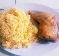 Hình ảnh Cơm Rang Đùi Gà Rán