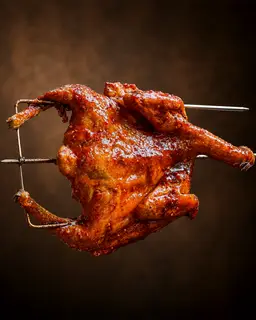 Hình ảnh 1 con gà nướng