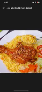 Hình ảnh Cơm gà mắm tỏi - đùi gà
