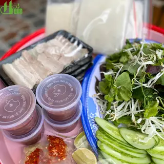 Hình ảnh [Combo 6 phần] Bánh tráng Đại Lộc cuốn thịt ba chỉ heo cho đại gia đình haowcj nhóm team - tự cuốn