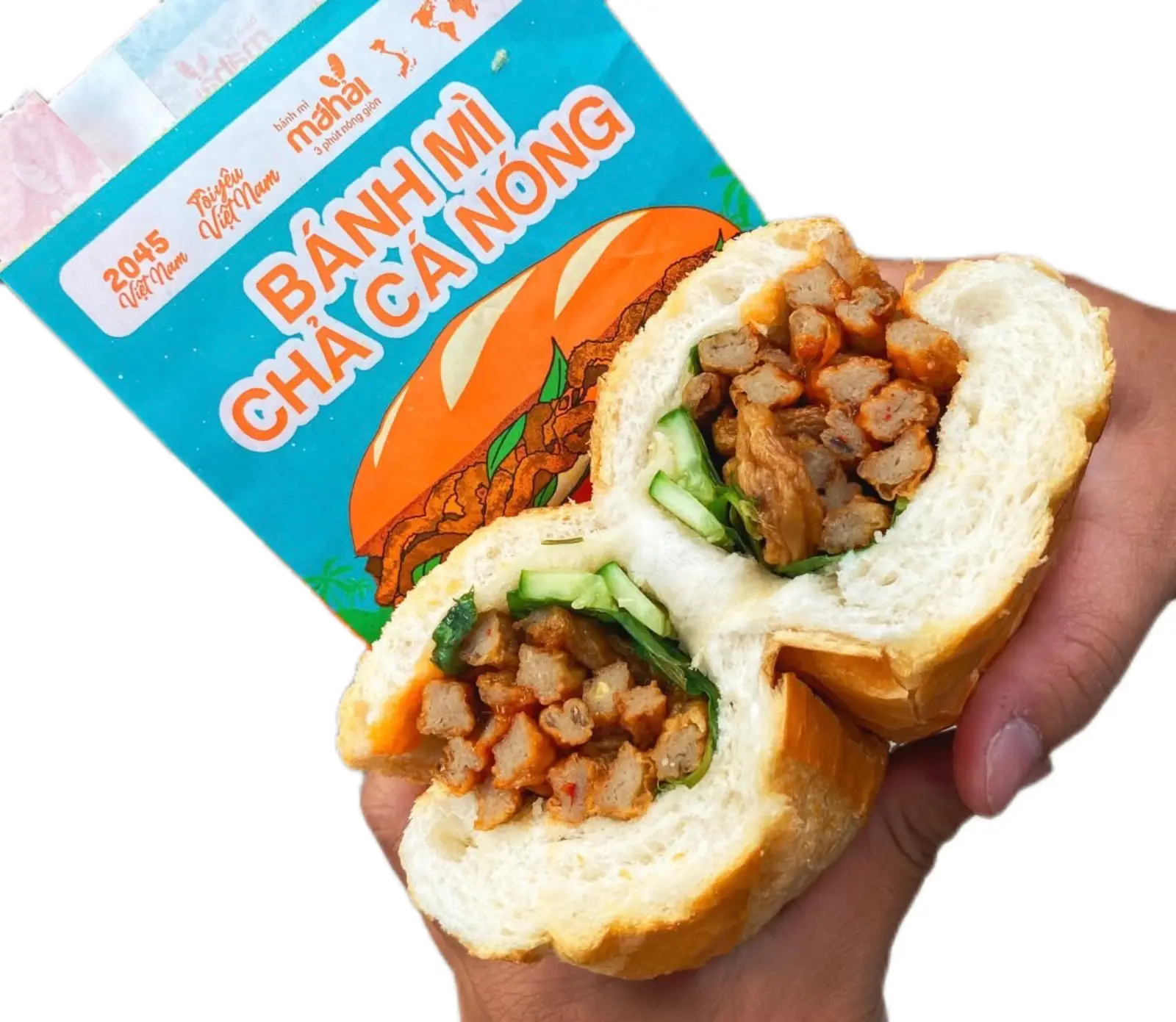 Hình ảnh Bánh mì chả cá