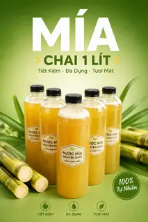 Hình ảnh Mía Lít - Chai 1000ml 