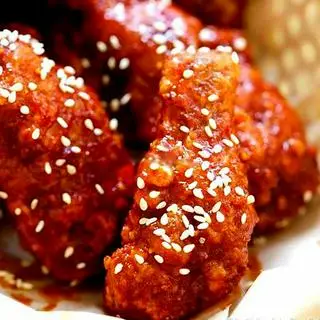 Hình ảnh Gà sốt cay nửa con