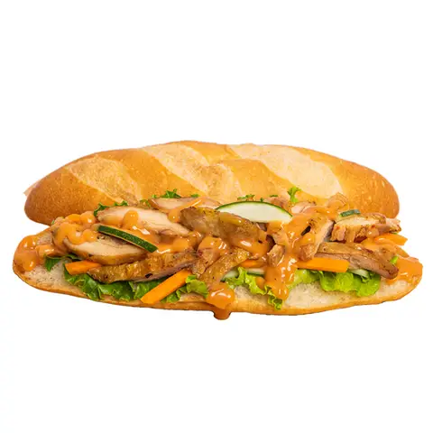 Hình ảnh bánh mì gà