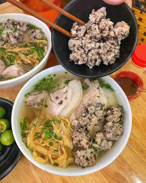 Hình ảnh Bún thịt mọc