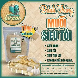 Hình ảnh Bánh Tráng Muối Siêu Tỏi 500Gr