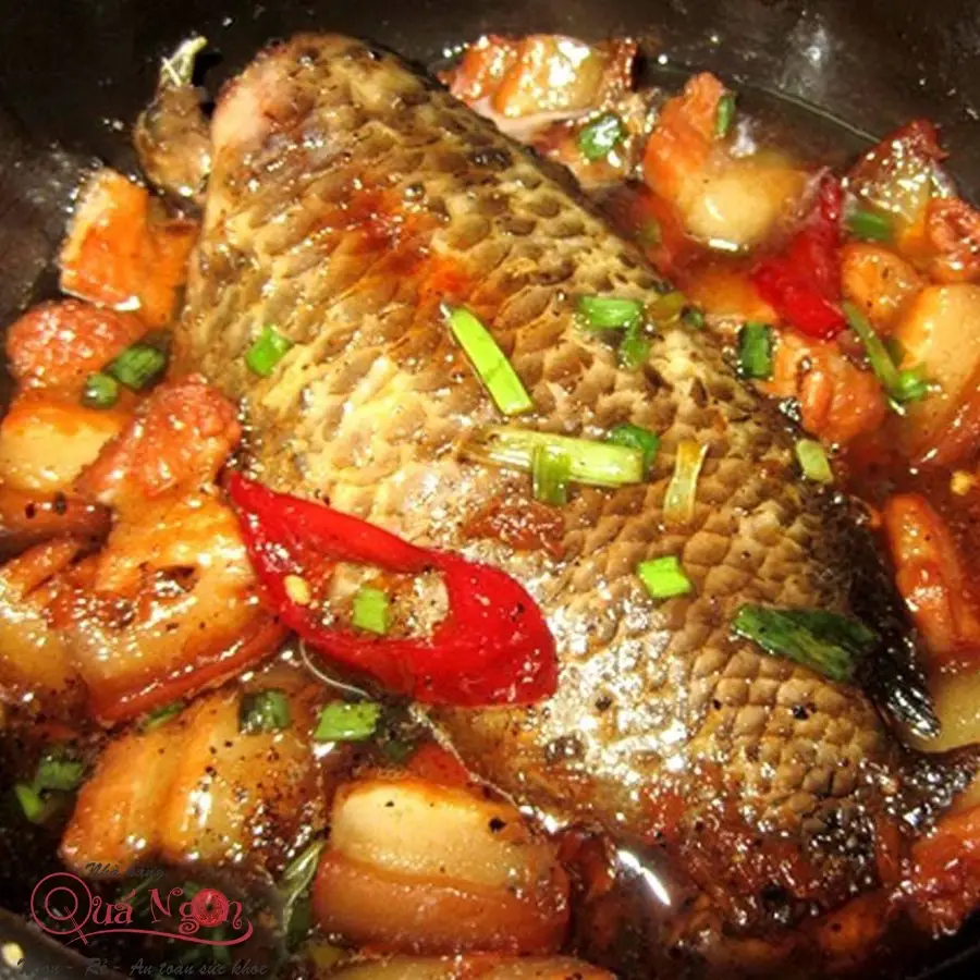 Hình ảnh Cơm Cá Rô Kho Tiêu + Canh