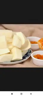 Hình ảnh củ sắn gọt sẵn 
