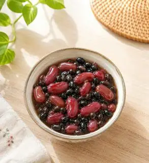 Hình ảnh Chè đậu đỏ mix đậu đen 