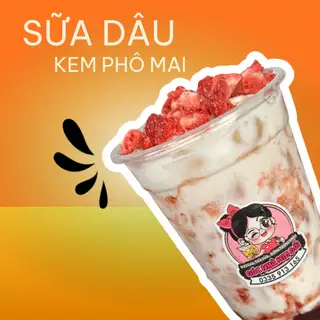 Hình ảnh Sữa Dâu Sấy Kem Dẻo Phô Mai