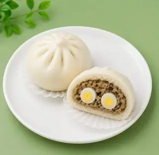 Hình ảnh Bao bao nhân thịt trứng cút