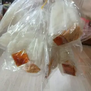 Hình ảnh bánh tráng phơi sương muối sate