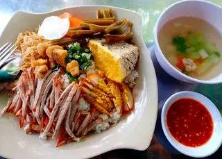 Hình ảnh cơm tắm nhuyển long xuyên