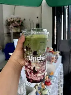 Hình ảnh Blueberry matcha latte