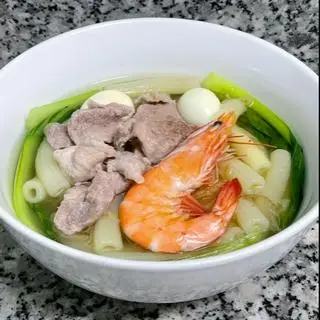 Hình ảnh Nui Ống Tôm Thịt