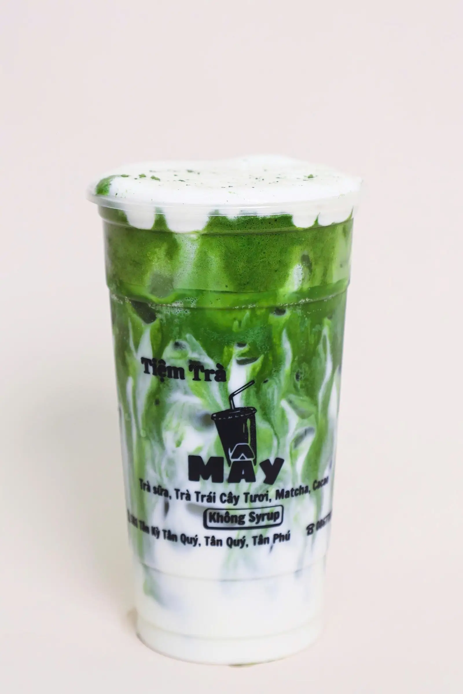 Hình ảnh Matcha latte kem muối