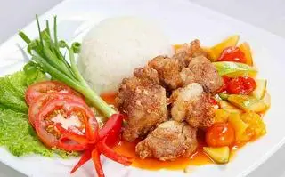 Hình ảnh Cơm sườn chua ngọt
