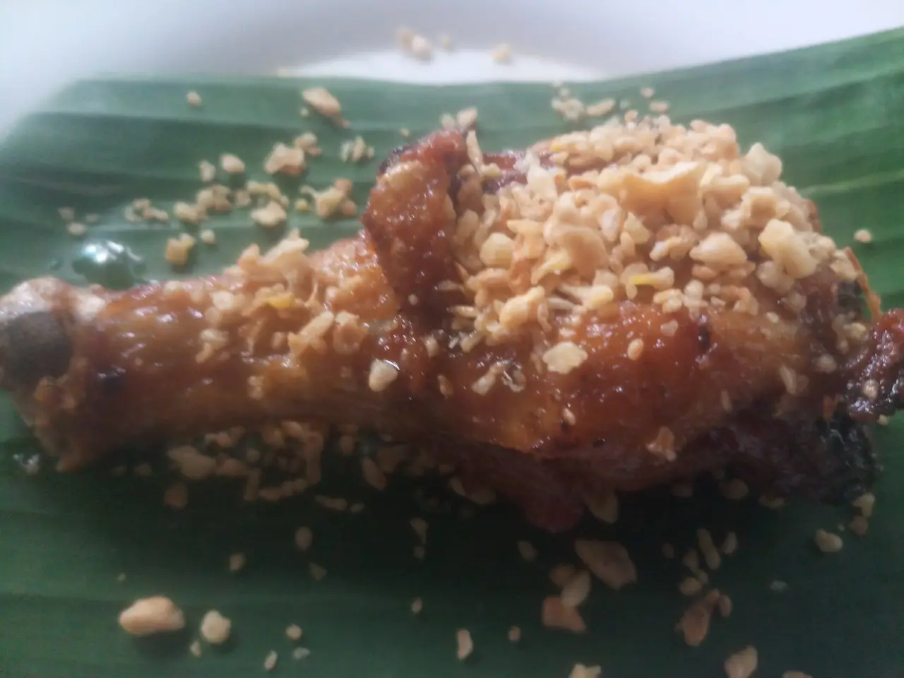 Hình ảnh xôi đùi gà mắm tỏi(cay hoặc không cay)