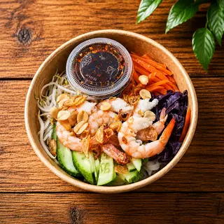 Hình ảnh Bún trộn tôm