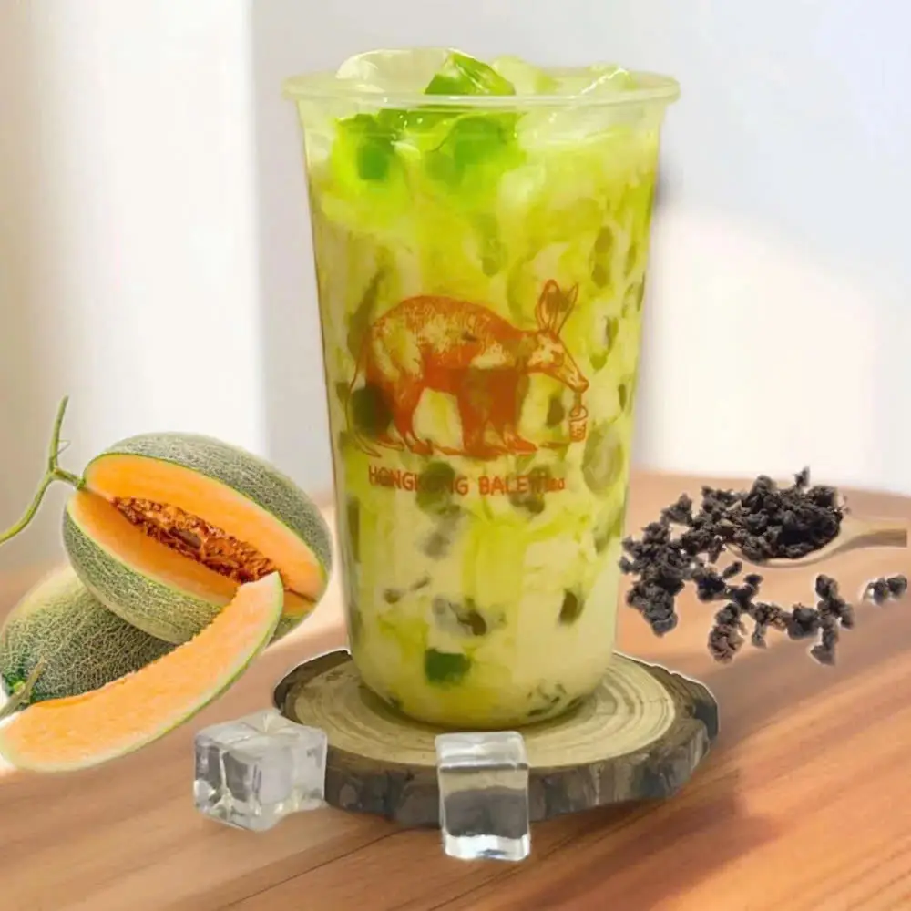 Hình ảnh Trà Sữa Olong Dưa Lưới