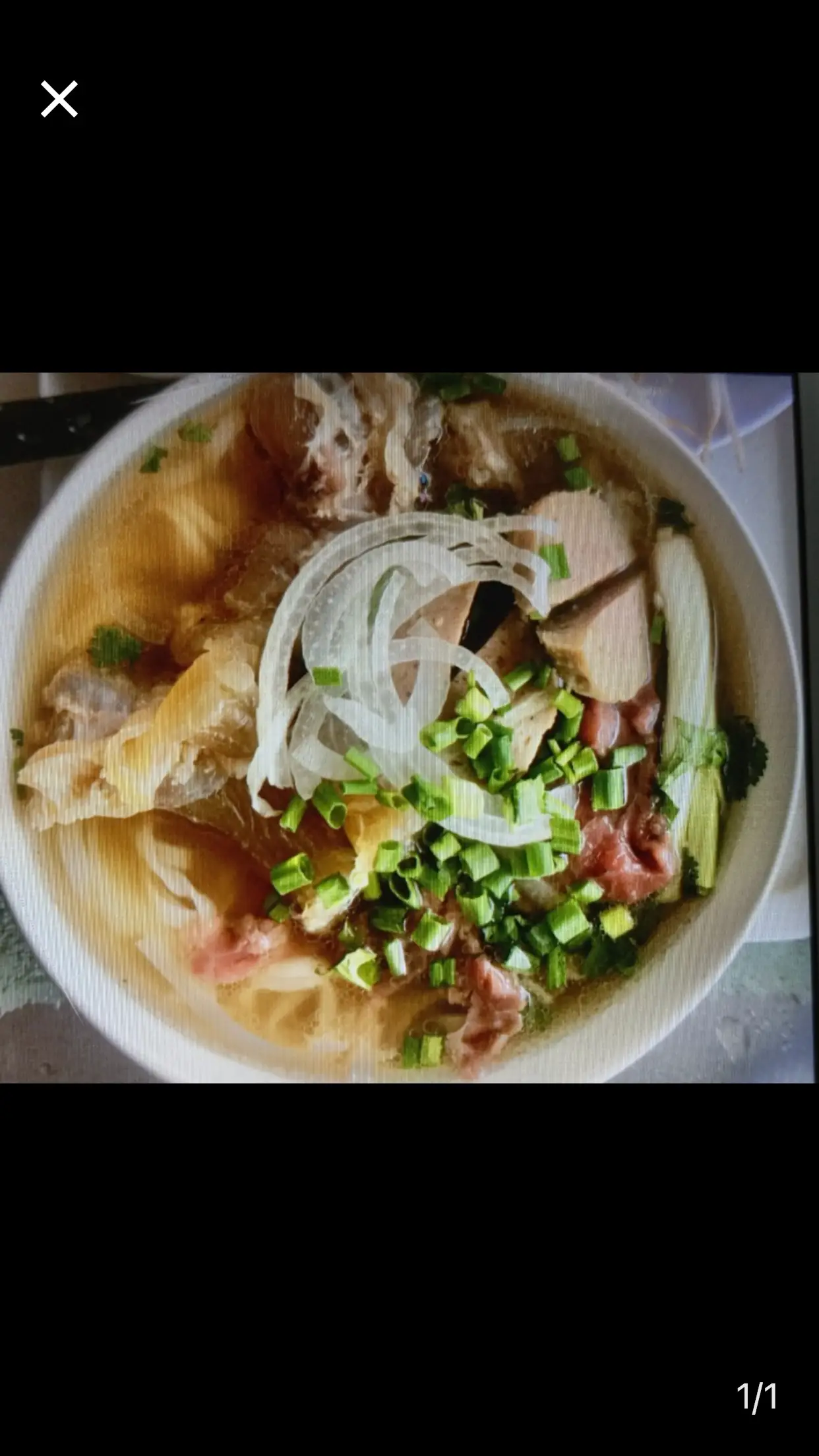 Hình ảnh Bún bò đặc biệt tai nạm gan vien