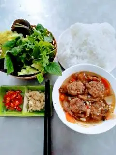 Hình ảnh Bún Chả Viên +Sprite Chai