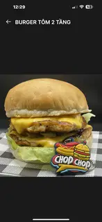 Hình ảnh Burger tôm hai tầng