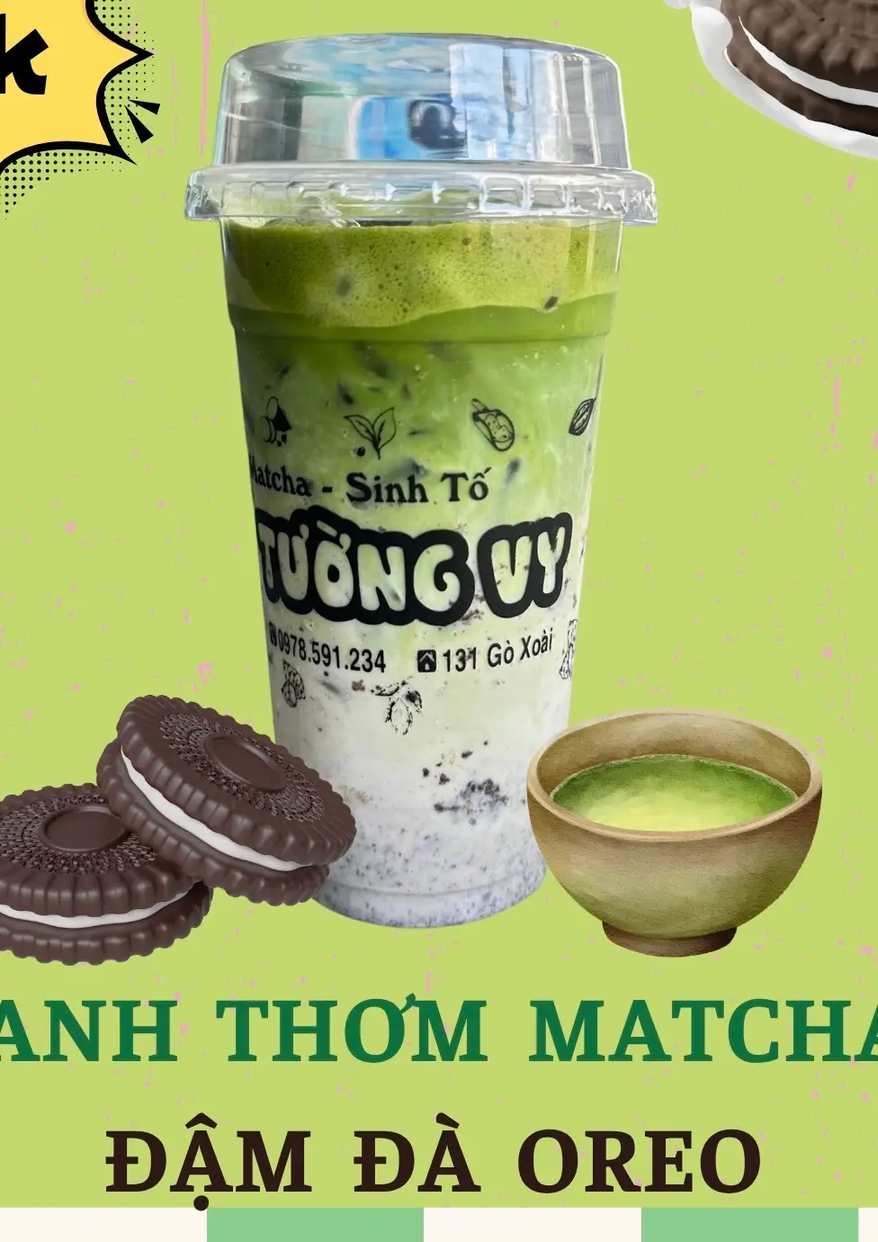 Hình ảnh Matcha oreo