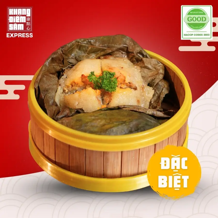 Hình ảnh Xôi Gà Lá Sen (1 Cái) 