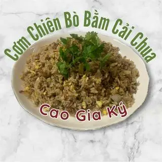 Hình ảnh Cơm Chiên Bò Cải Chua